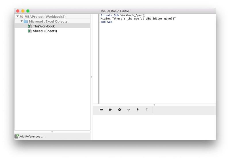 visual basic for mac excel 2011